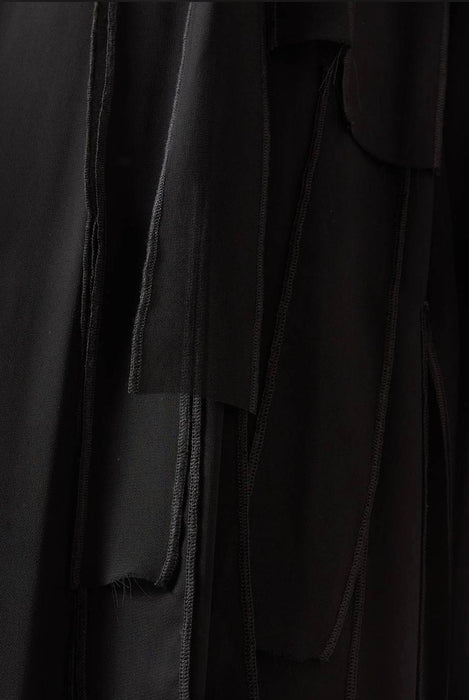 Panelled Black in Chiffon