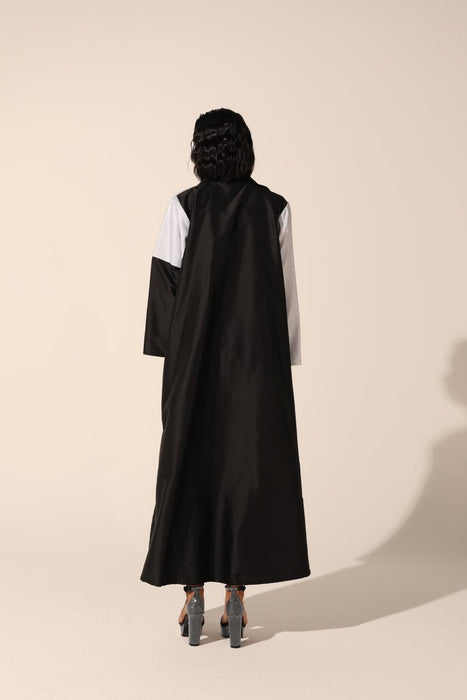 Bridal Crystal- Coat Abaya in Silk