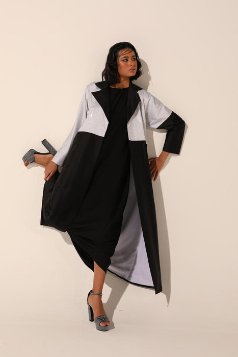 Bridal Crystal- Coat Abaya in Silk