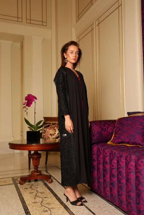 Daily Black Abaya in Crepe