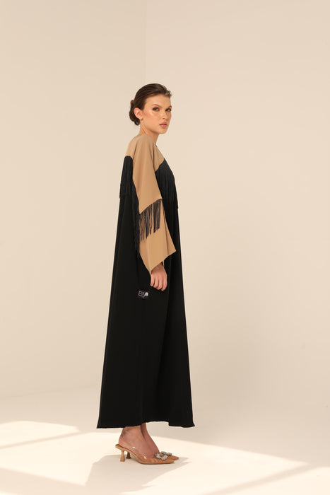 Stylish Daily Abaya with Fringe