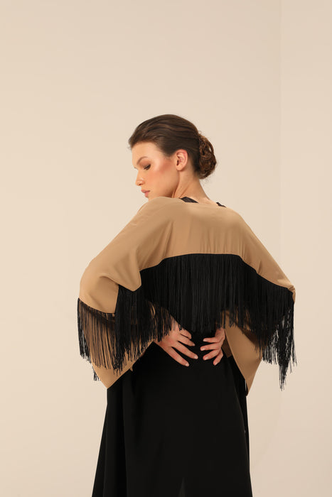 Stylish Daily Abaya with Fringe