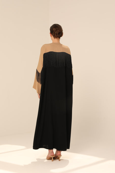 Stylish Daily Abaya with Fringe