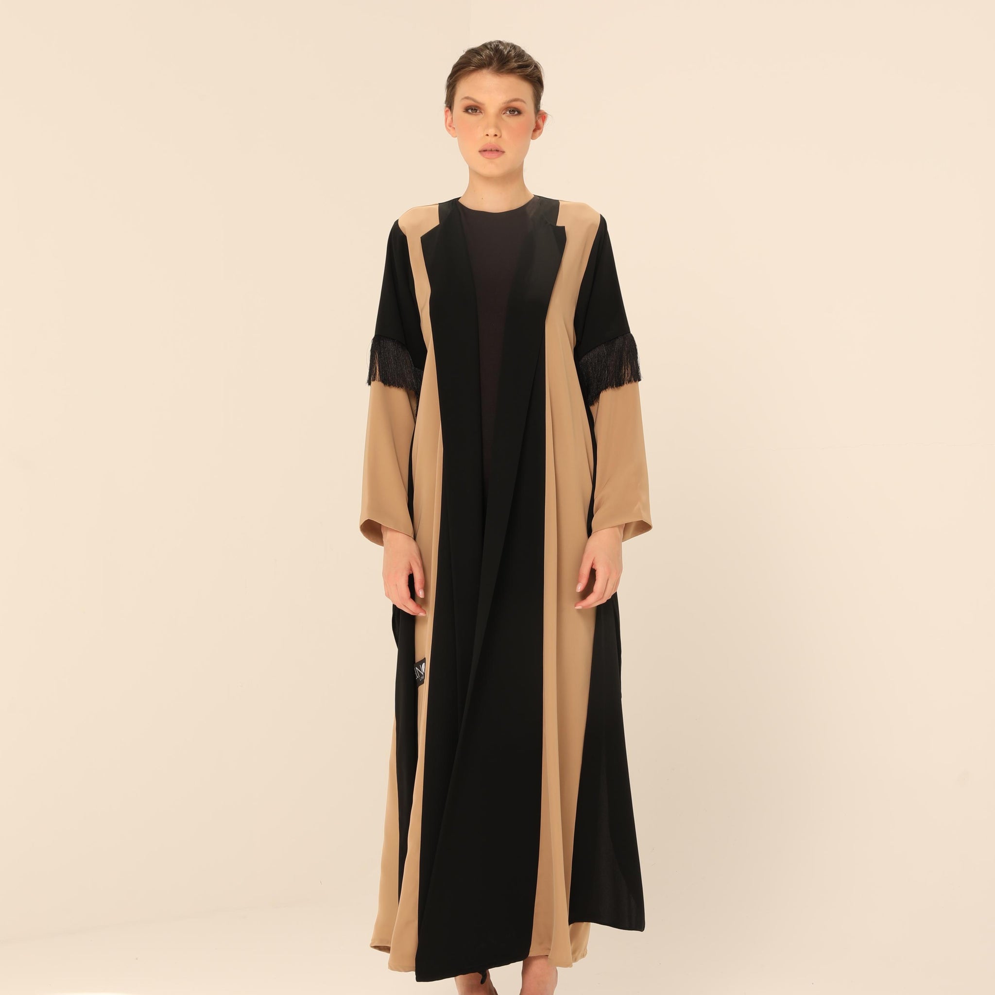 Stylish Formal Abaya with Fringe