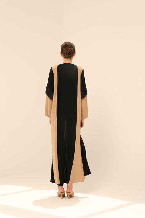 Stylish Formal Abaya with Fringe