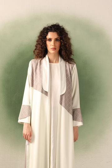 Classy Two Tone Abaya