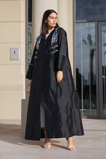 Embroidered Long Sleeve Abaya