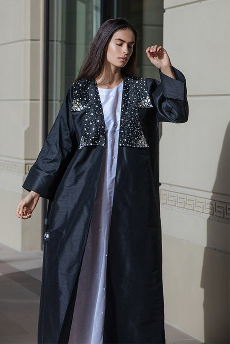 Black Embellished Abaya Elna Line Black Embellished Abaya ELNA LINE Abaya abaya.