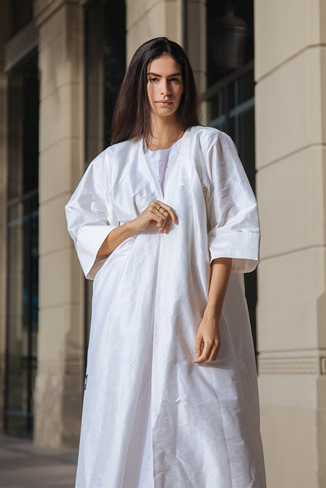 White Abaya Set Elna Line White Abaya Set ELNA LINE Abaya abaya.