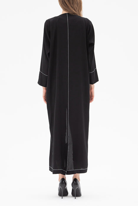 Black Coat Abaya Elna Line Black Coat Abaya ELNA LINE Abaya abaya.