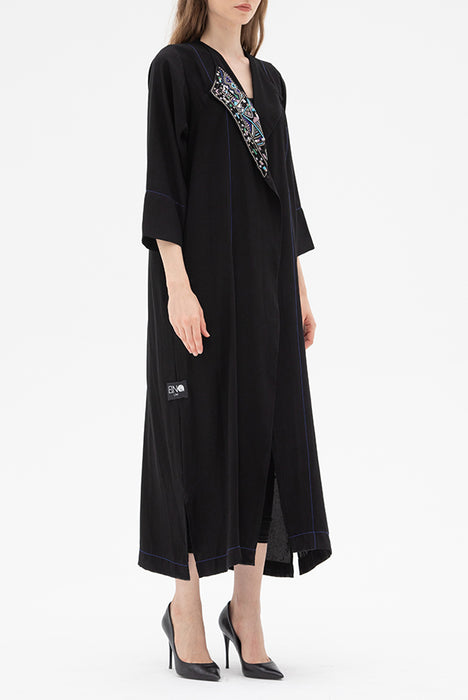 Blue coat Abaya Elna Line Blue coat Abaya ELNA LINE Abaya abaya.