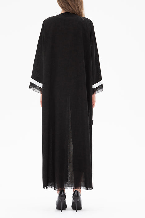 Black & White Abaya Elna Line Black & White Abaya ELNA LINE Abaya abaya.