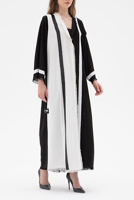 Black & White Abaya Elna Line Black & White Abaya ELNA LINE Abaya abaya.