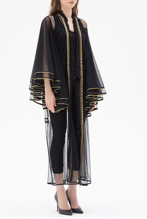 Black & Golden Abaya Elna Line Black & Golden Abaya ELNA LINE Abaya abaya.