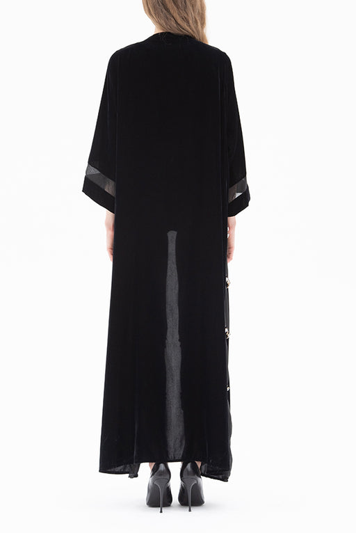 Crystal Velvet  Abaya Elna Line Crystal Velvet  Abaya ELNA LINE Abaya abaya.