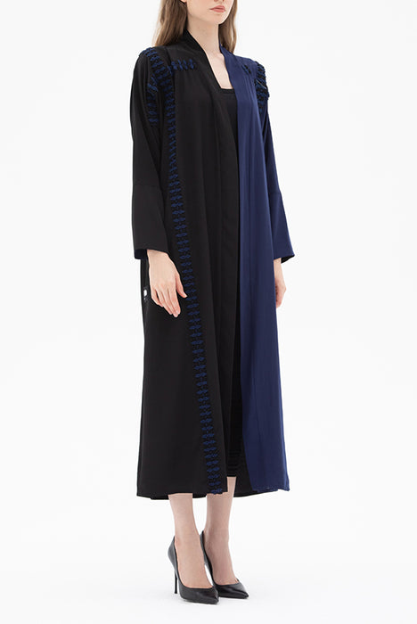 Embroidered Blue Abaya Elna Line Embroidered Blue Abaya ELNA LINE Abaya abaya.