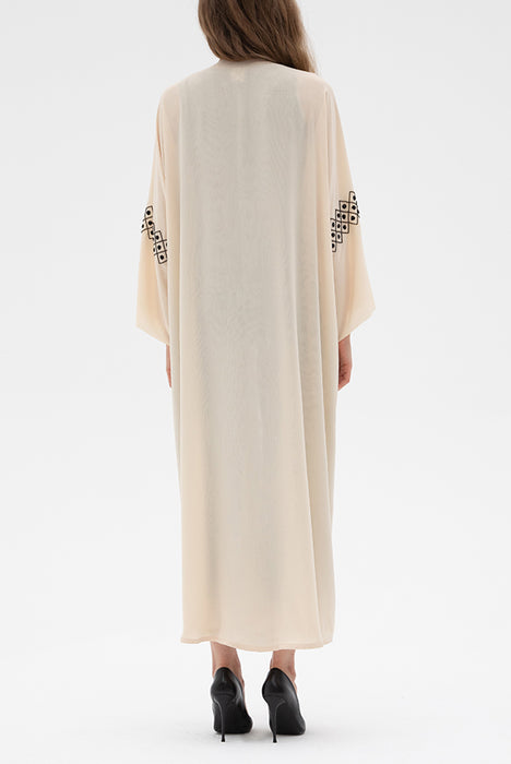 Cream embroidered Abaya Elna Line Cream embroidered Abaya ELNA LINE Abaya abaya.