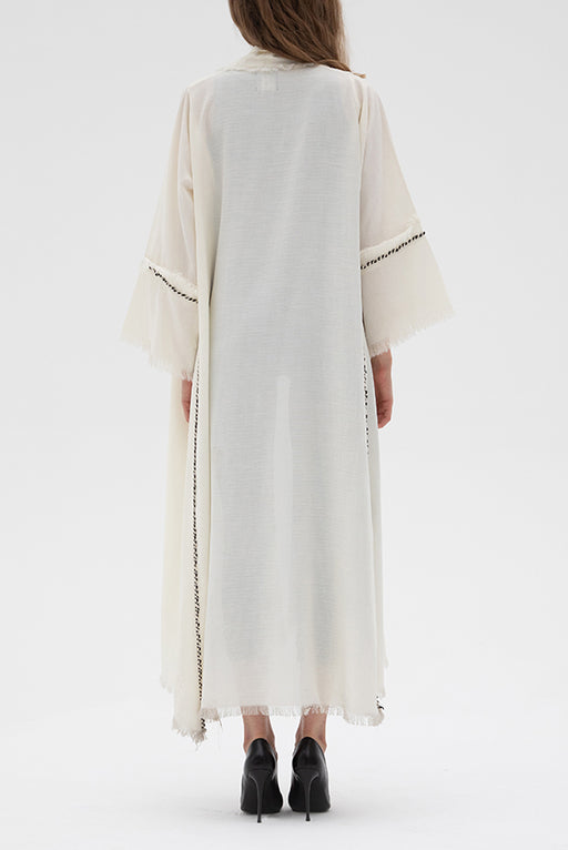 White Abaya Elna Line White Abaya ELNA LINE Abaya abaya.