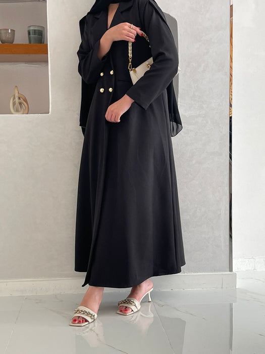 Coat Abaya With Pocket