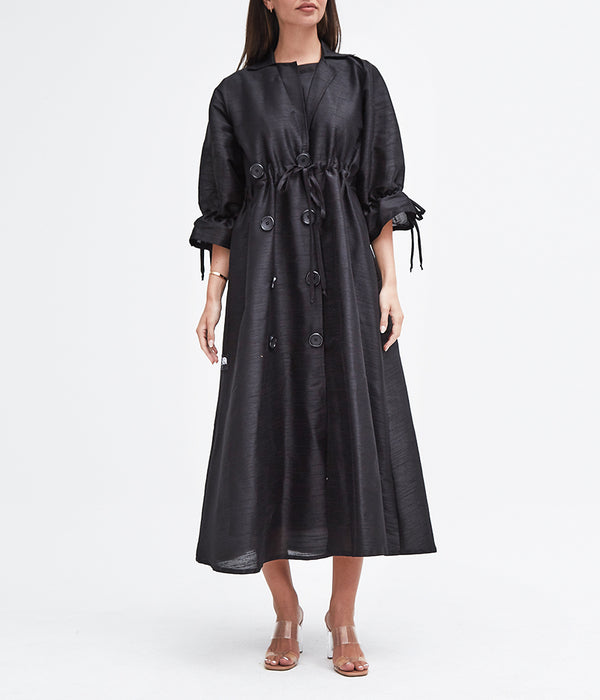 BLACK COAT STYLE ABAYA