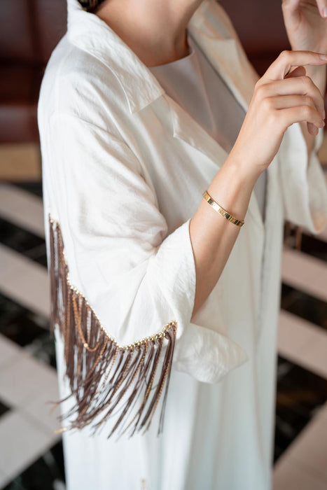 Tassel  Fringe Abaya