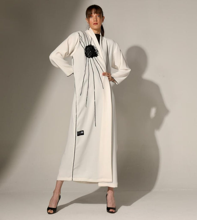 Oversized Embroidered Abaya