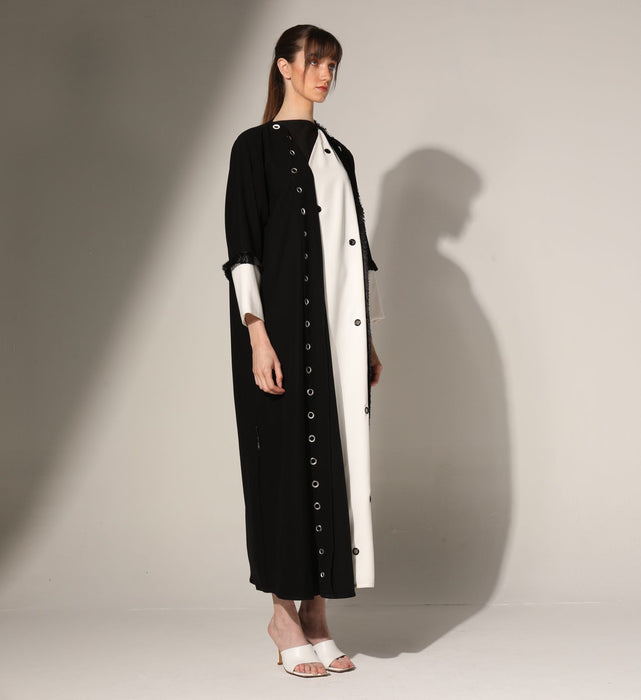 Two Tone Abaya