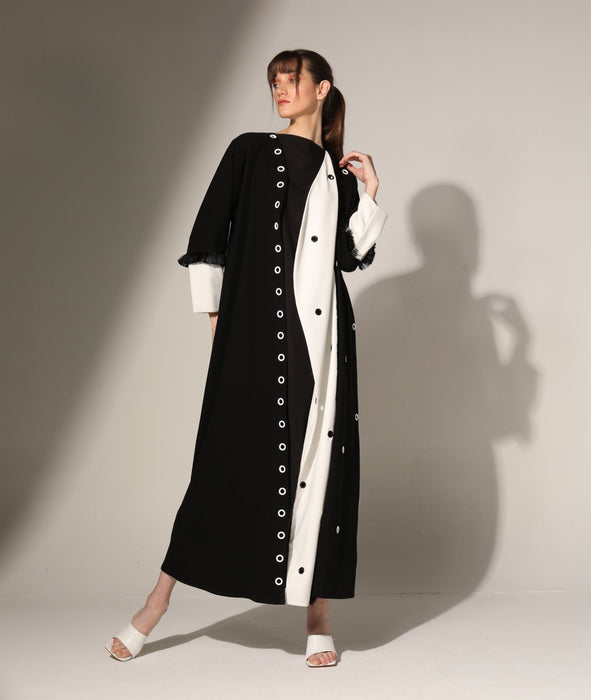 Two Tone Abaya