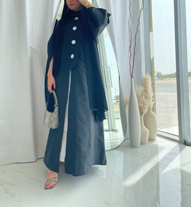 Shell Buttons Abaya